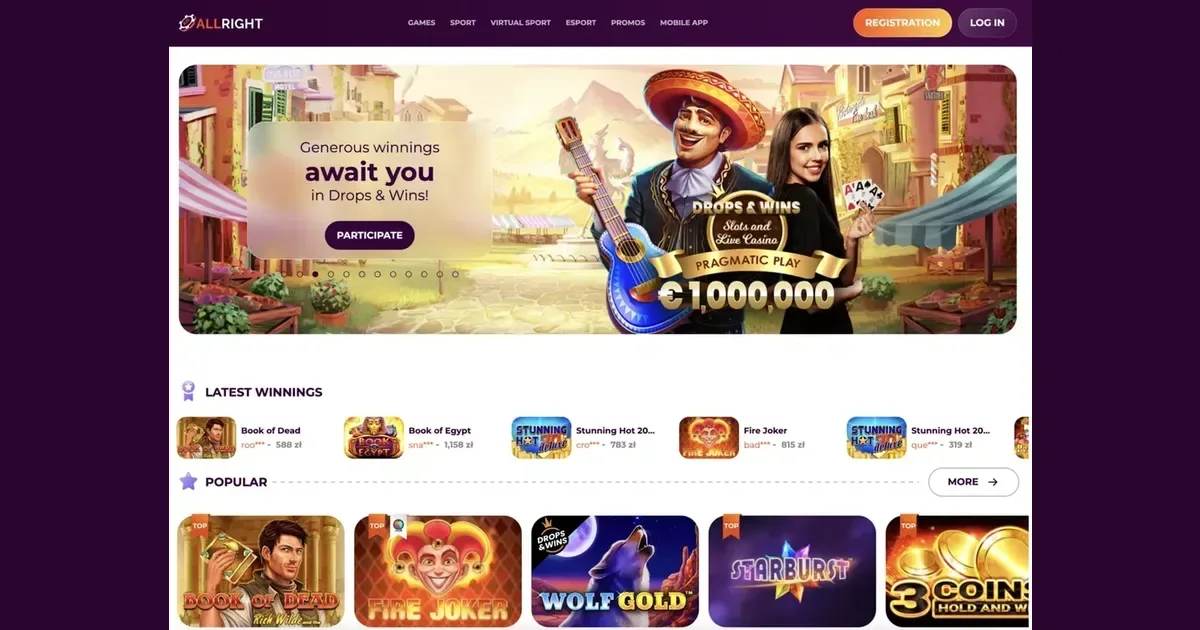 allright casino